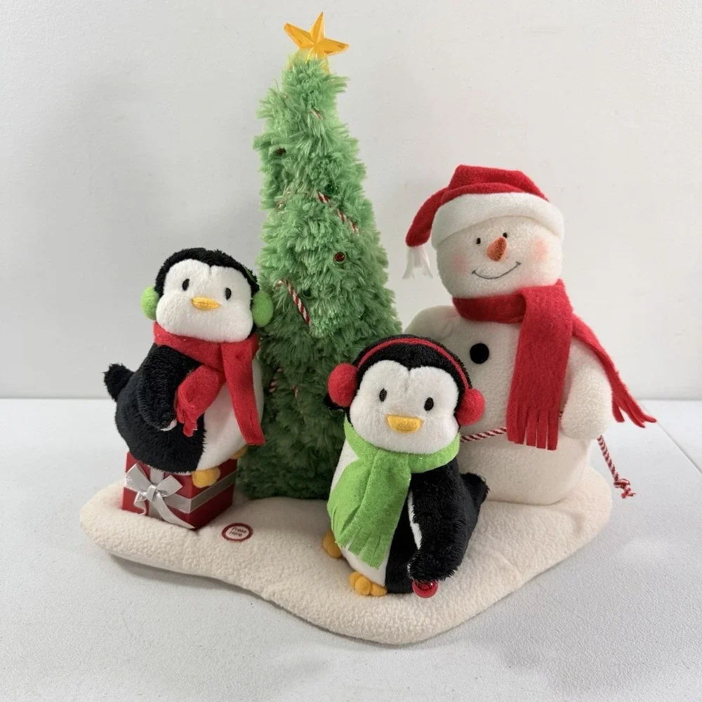Hallmark Jingle Pals Very Merry Trio 2006 Animated Singing Snowman Penguins READ